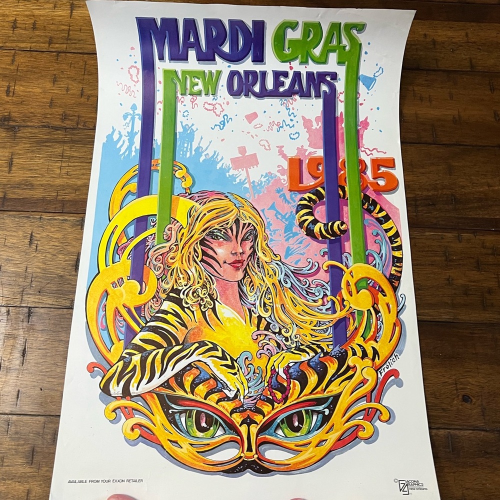 Mardi Gras New Orleans Poster
